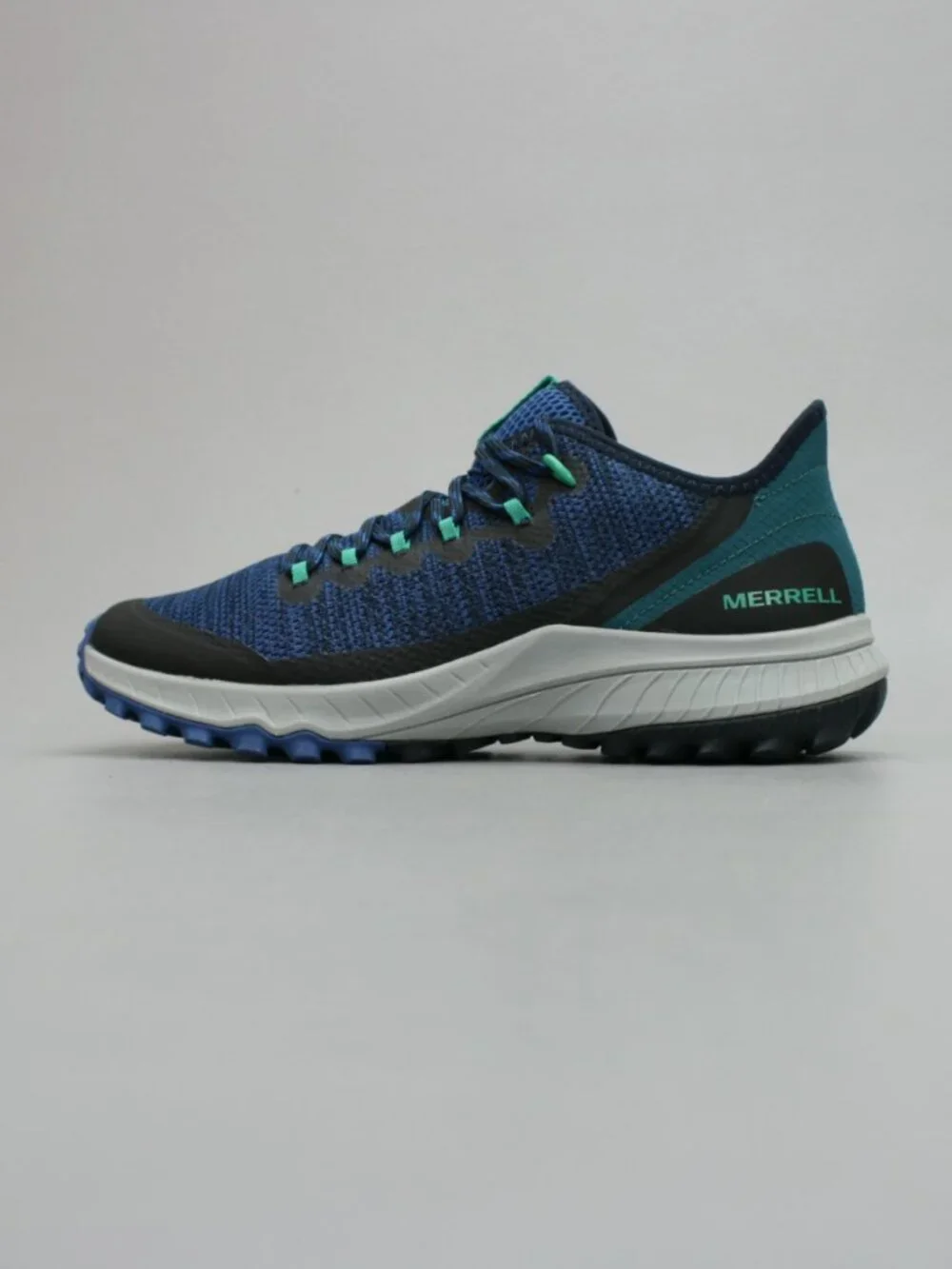 Merrell Ladies 10 Bravada Cobalt Blue Hiking Trail Running Shoes Sneakers J03364